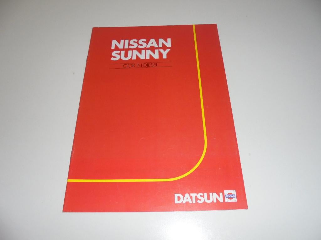 brochure Nissan Sunny  1983, Ophalen of Verzenden, Zo goed als nieuw, Nissan