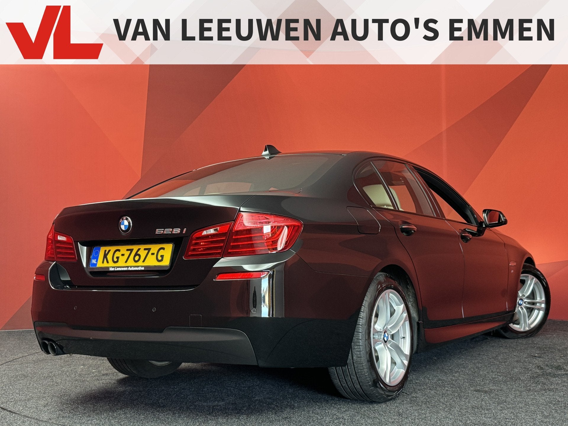 BMW 5 Serie 528i M Sport Edition | Memory | Harman Kardon |, Automaat, Gebruikt, 4 cilinders, Zwart
