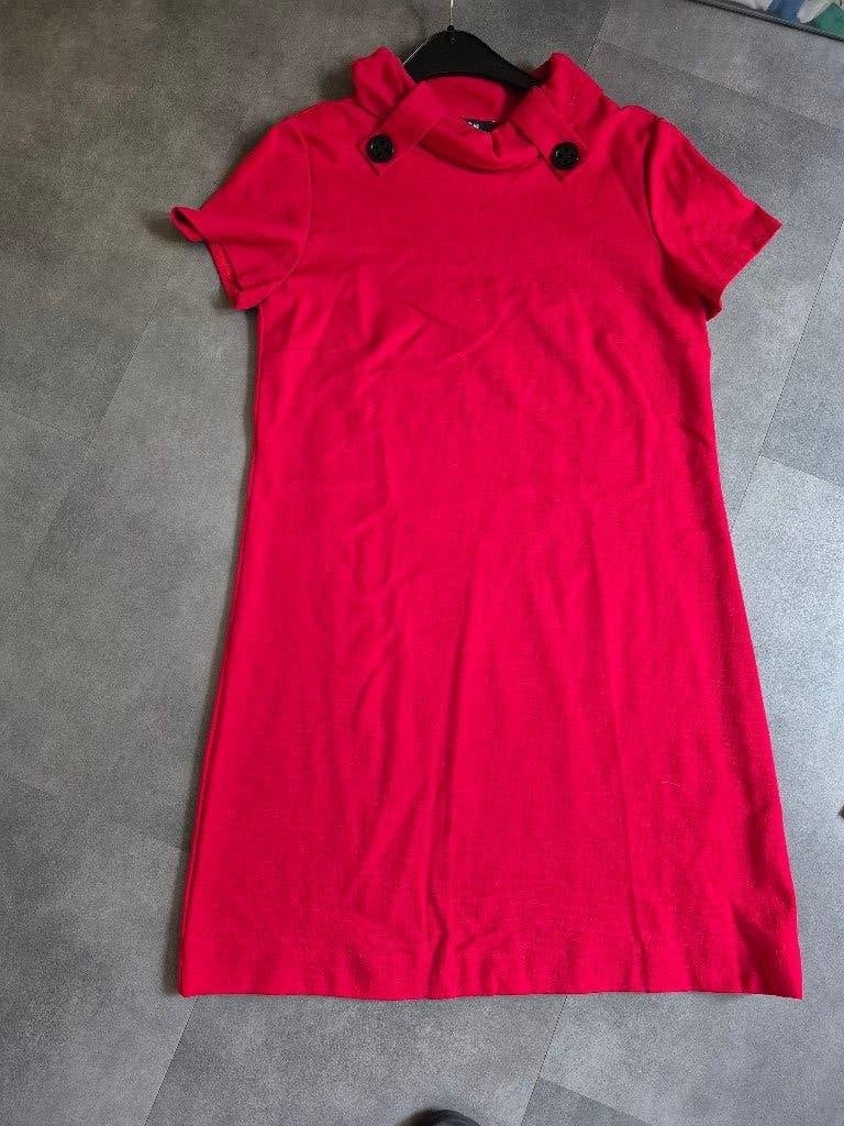 rode jurk Ana Alcazar maat 40/42, Kleding | Dames, Jurken, Maat 38/40 (M), Ophalen of Verzenden, Zo goed als nieuw, Knielengte