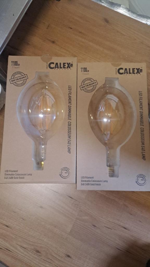 Mooie calex lampen, Huis en Inrichting, Lampen | Losse lampen, Ophalen, E27 (groot), Led-lamp