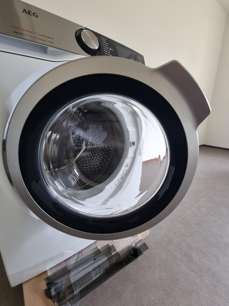 Wasmachine AEG 8000 Series Lavamat ÖKOMix 9kg, 5 jr garantie, Witgoed en Apparatuur, Ophalen, 1200 tot 1600 toeren, 8 tot 10 kg