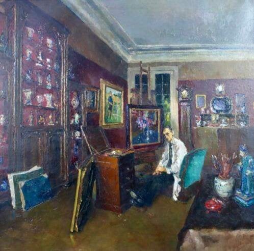 ==het atelier van de schilder==Leo Engels 1882-1952==, Ophalen