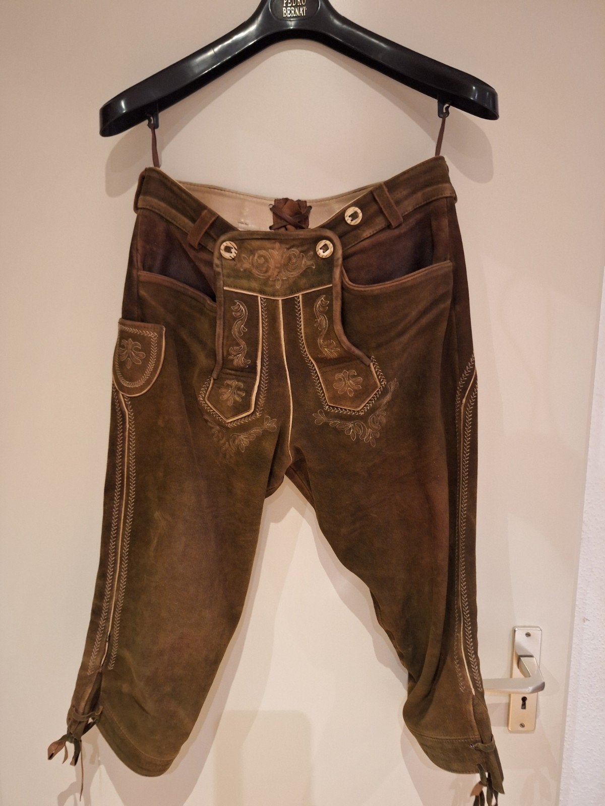 Maddox Country Lederhose - Maat 46, Kleding | Heren, Ophalen of Verzenden, Zo goed als nieuw, Maat 46 (S) of kleiner, Bruin