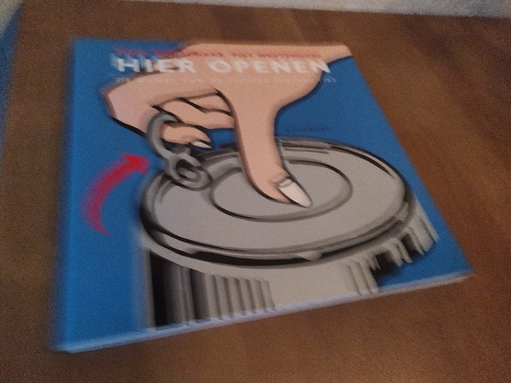 Hier Openen - De kunst van de visuele instructies, Boeken, Ophalen of Verzenden, Gelezen, Grafische vormgeving