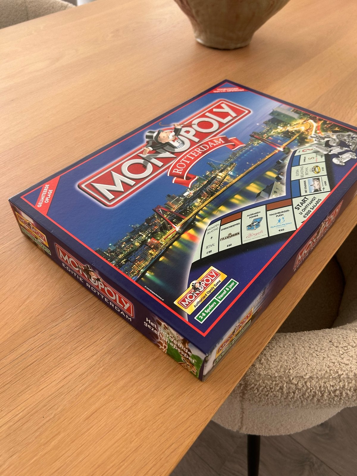 Nieuw Monopoly Rotterdam - Speciale Editie, Hobby en Vrije tijd, Gezelschapsspellen | Bordspellen, Drie of vier spelers, Ophalen of Verzenden