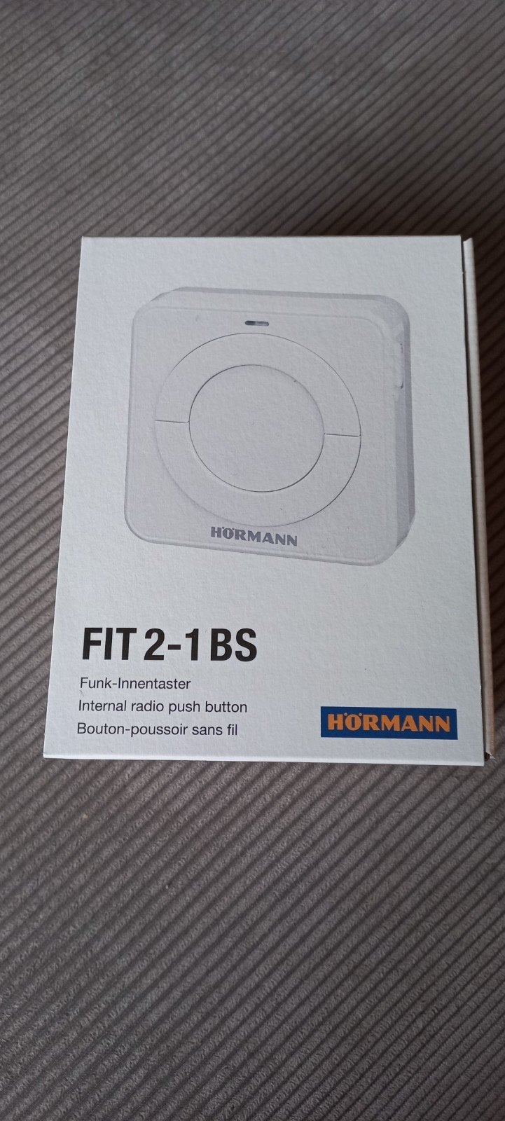 Hörmann FIT 2-1 BS Funk-Binnentaster Garagedeuropener, Ophalen of Verzenden, Nieuw