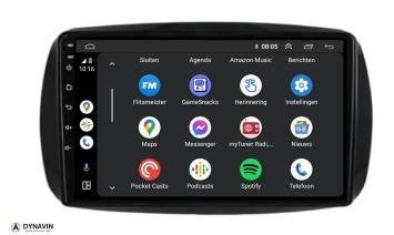 Android 15 Radio Navigatie Smart for Two 2016 apple carplay, Oberonweg 262 3208pg, Nieuw, Ophalen of Verzenden, Dynavin