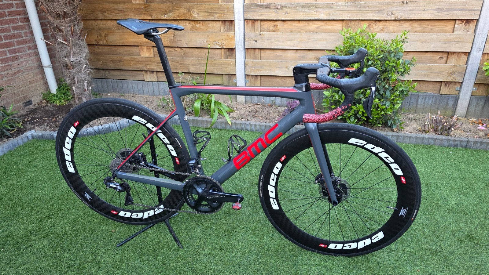 BMC Teammachine SLR01 disc racefiets Shimano Di2 Power meter, Carbon, Zo goed als nieuw, Meer dan 20 versnellingen, Schijfrem
