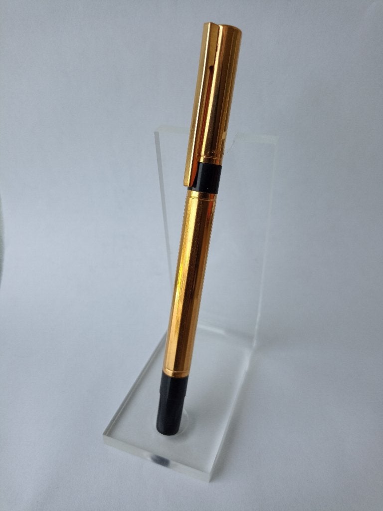 Rollerball Waterman Facette plaque or – zgan, Verzamelen, Pennenverzamelingen, Ophalen of Verzenden, Zo goed als nieuw, Overige typen