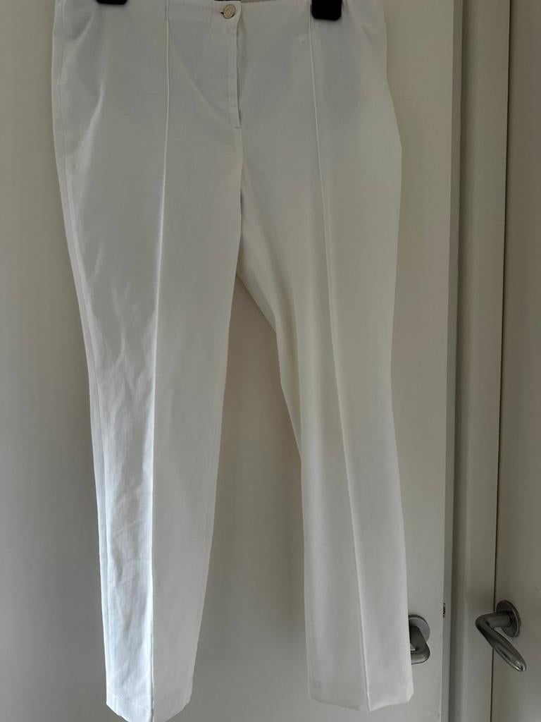 Prachtige witte Cambio broek maat 42, Kleding | Dames, Broeken en Pantalons, Verzenden, Wit, Maat 42/44 (L), Zo goed als nieuw