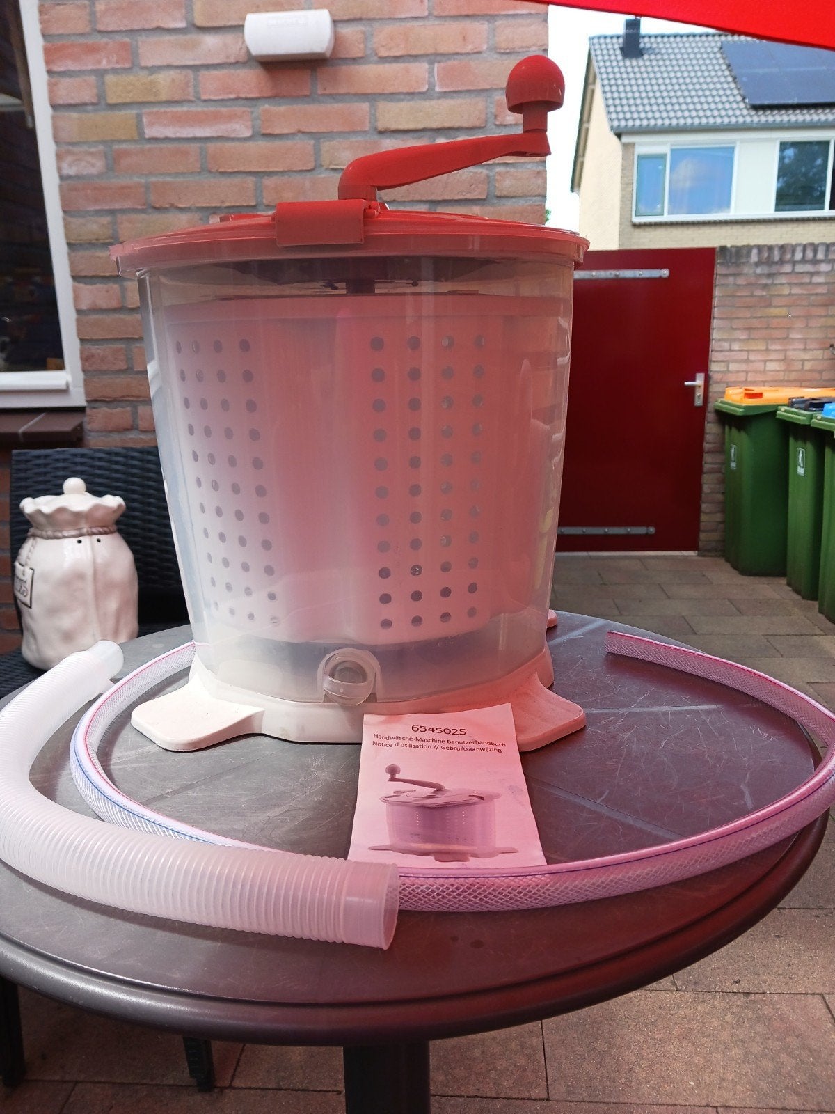 Compacte handwasmachine - ideaal voor camping/kleine was, Ophalen, Minder dan 1200 toeren, Minder dan 85 cm, Minder dan 4 kg