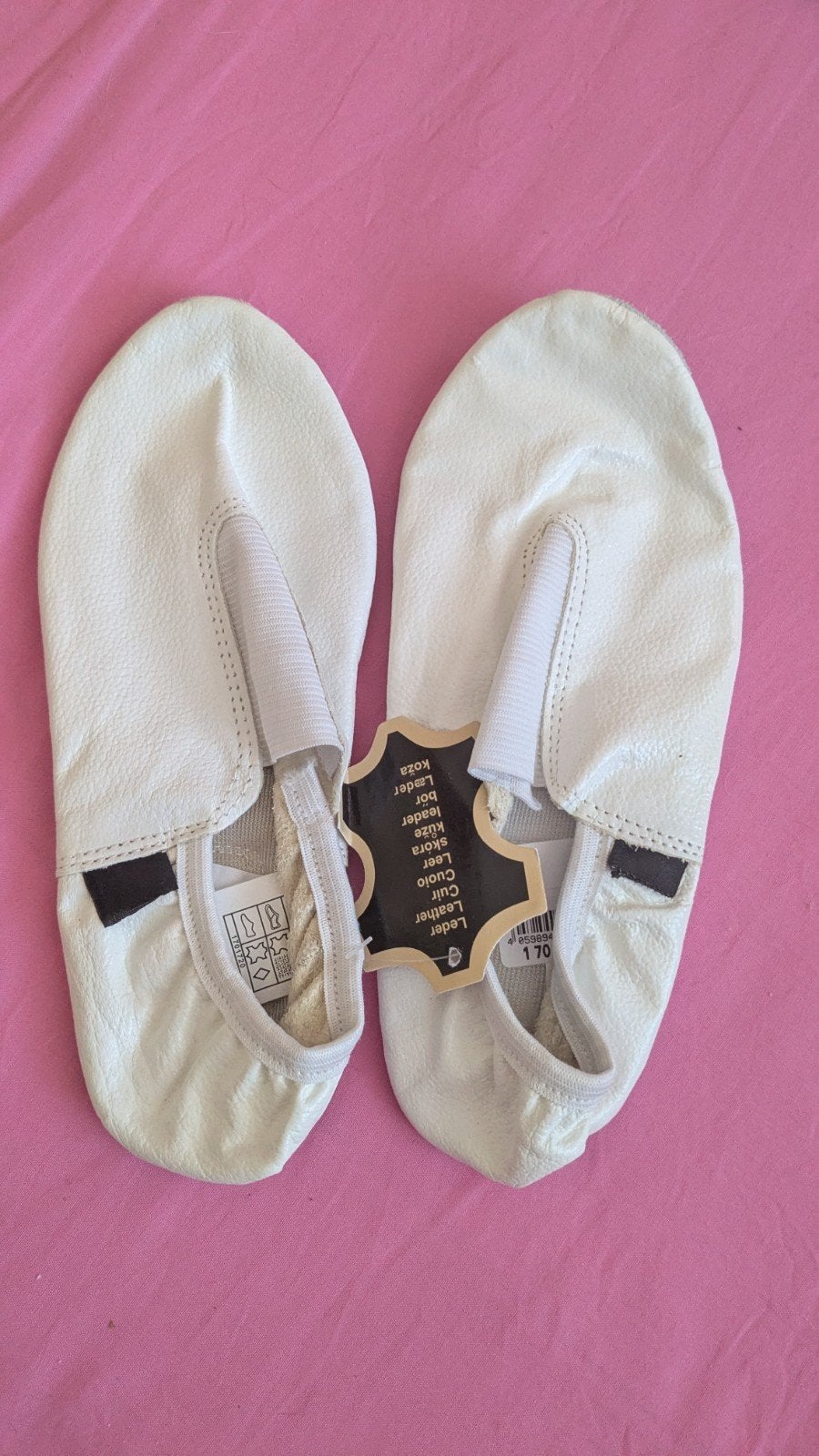 Leren gymschoenen maat 34, Ophalen, Nieuw, Wit, Sportschoenen