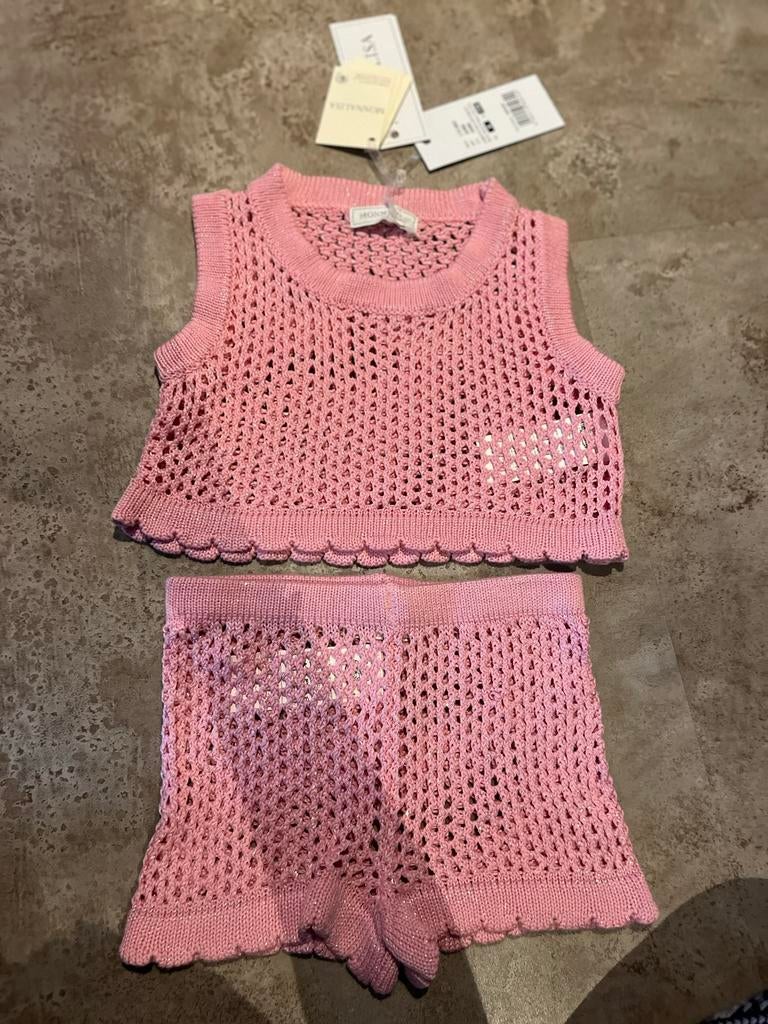 Monnalisa set maat 128 nieuw met kaartjes, Meisje, Nieuw, Ophalen of Verzenden, Setje