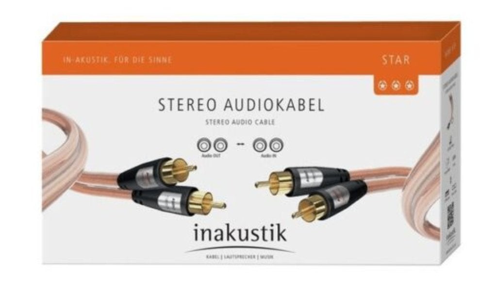 Inakustik analoge interlinkset star serie 1,5m, Ophalen of Verzenden, Nieuw, Minder dan 2 meter, Interlink-kabel