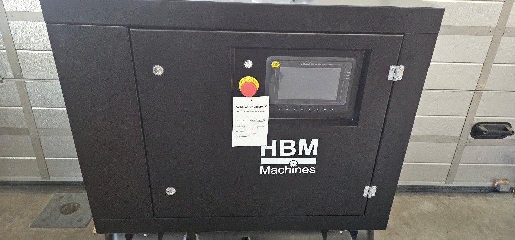 HBM schroefcompressor 5,5 pk - 160 liter luchttank, Ophalen of Verzenden, Zo goed als nieuw