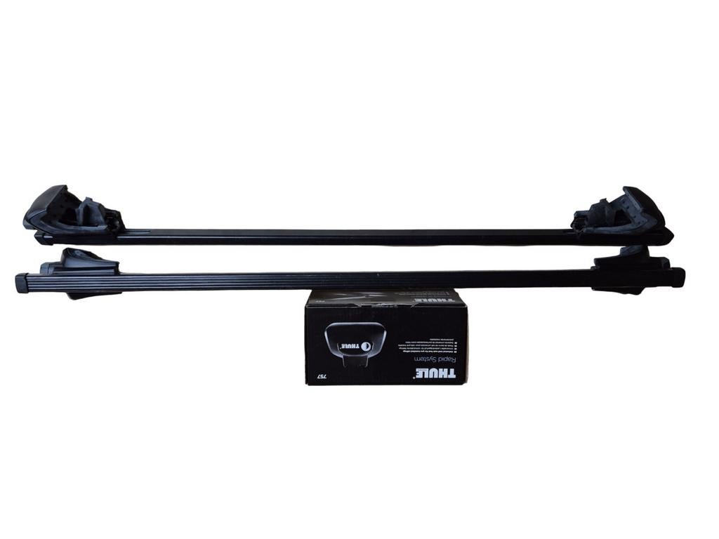 Thule 757 dakdragers met Thule SquareBar 122cm, Auto diversen, Dakdragers, Ophalen of Verzenden