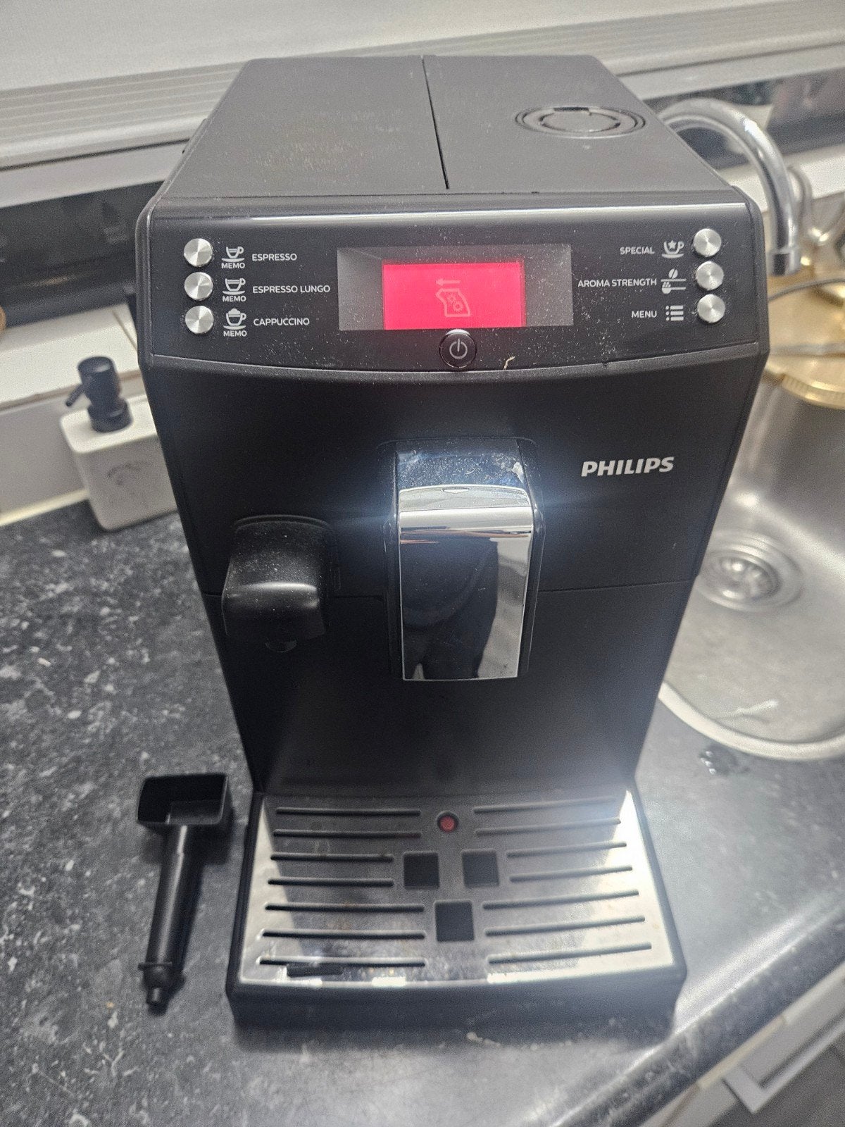 Philips Koffiebonenmachine met error - voor onderdelen, Witgoed en Apparatuur, Ophalen of Verzenden, Niet werkend, Koffiemachine