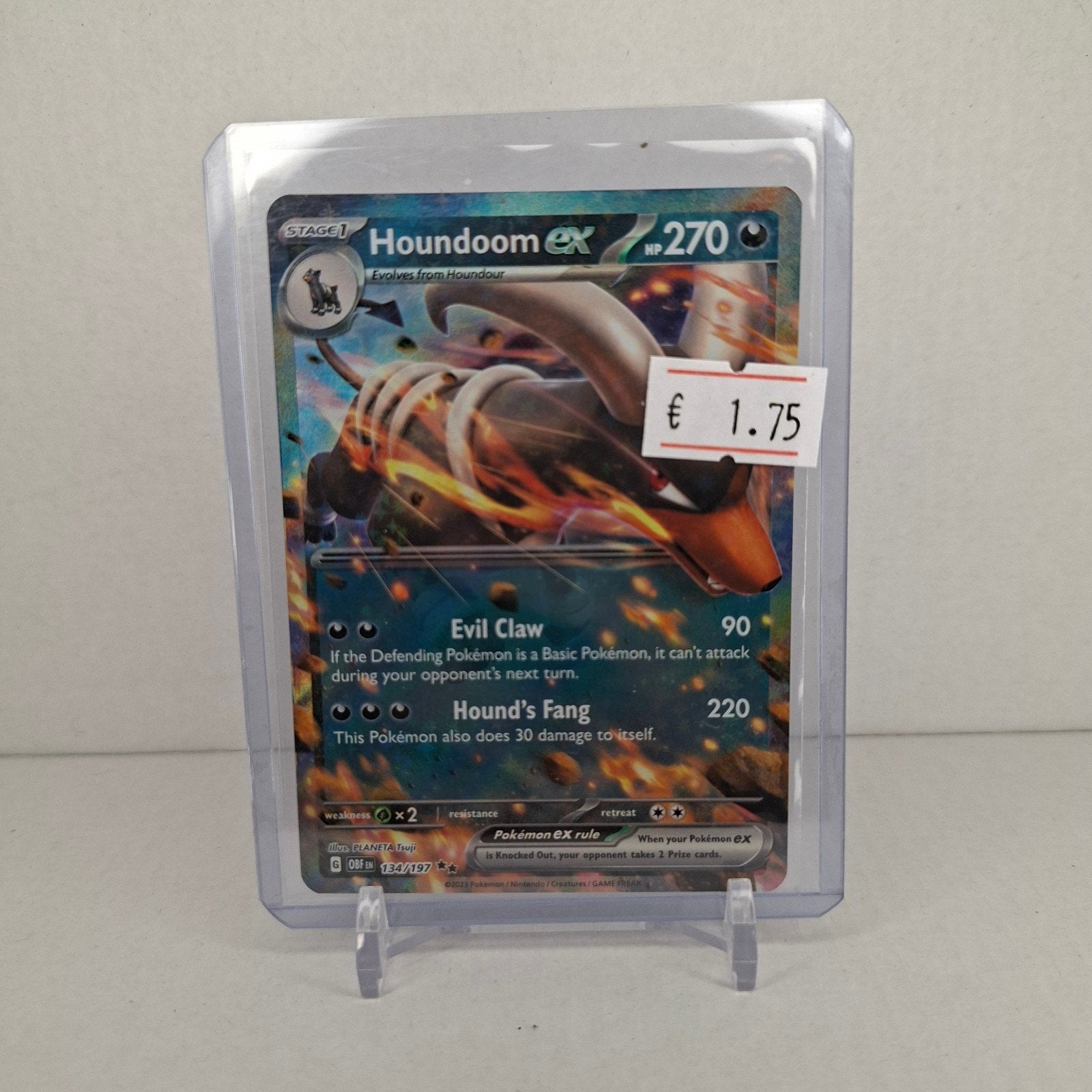 Pokémon Kaart: Houndoom ex (270 HP), Ophalen