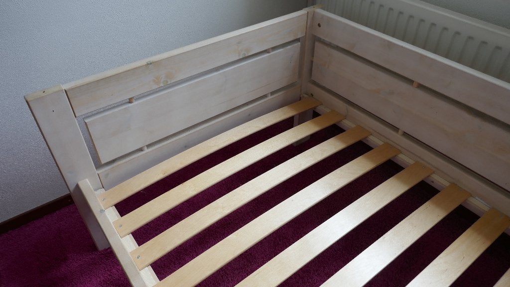 Eenpersoonsbed 90x200, incl. matras, Ophalen, Gebruikt, 90 cm, Eenpersoons
