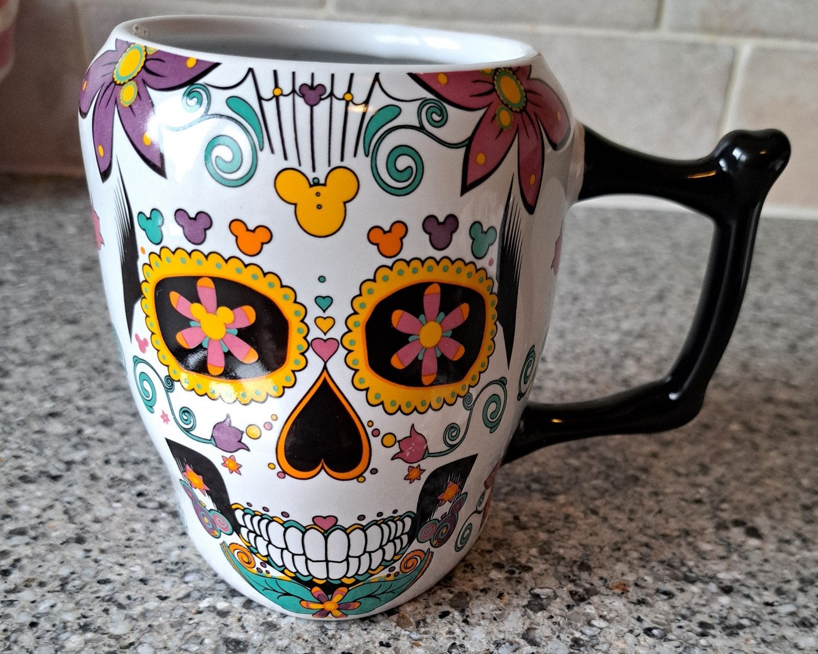 Nieuw Disney Day of the Dead Sugar Skull doodshoofd mok, Ophalen of Verzenden, Overige figuren, Nieuw, Servies