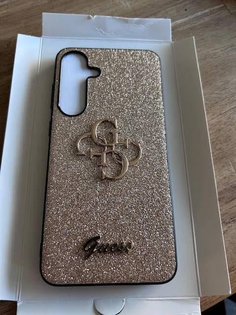 Guess Gold telefoonhoes Samsung Galaxy S25+, Verzenden, Nieuw, Overige modellen