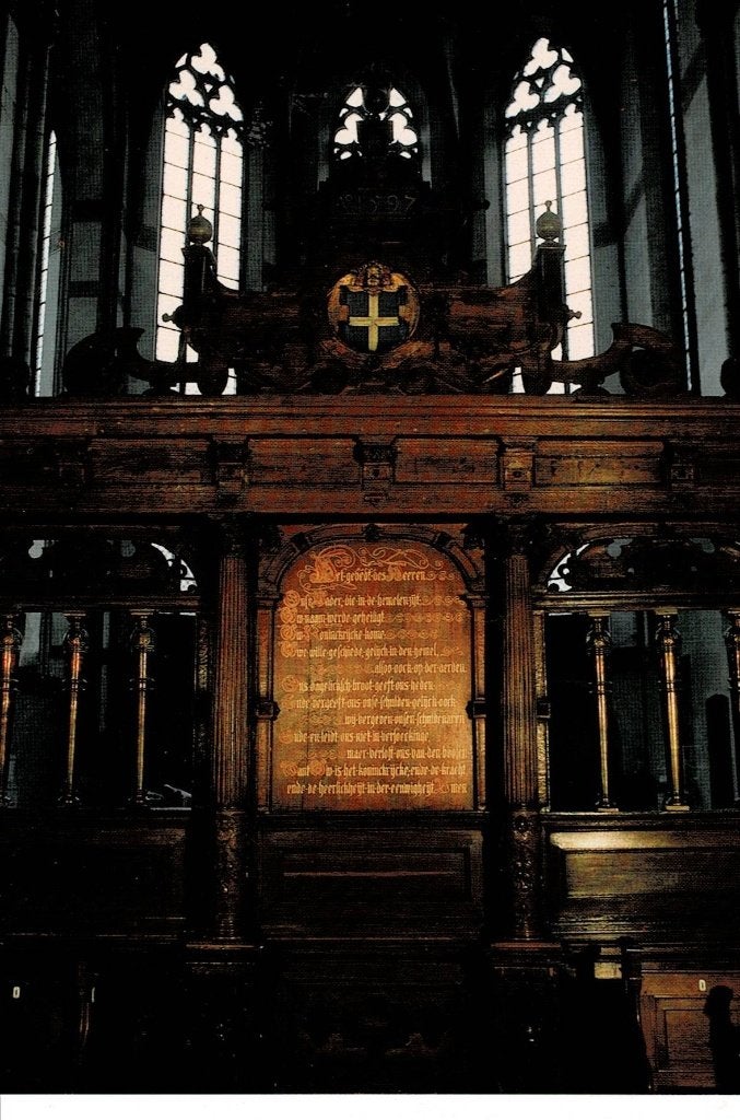 Zwolle, interieur Grote Kerk, Ophalen of Verzenden, 1960 tot 1980, Ongelopen, Overijssel