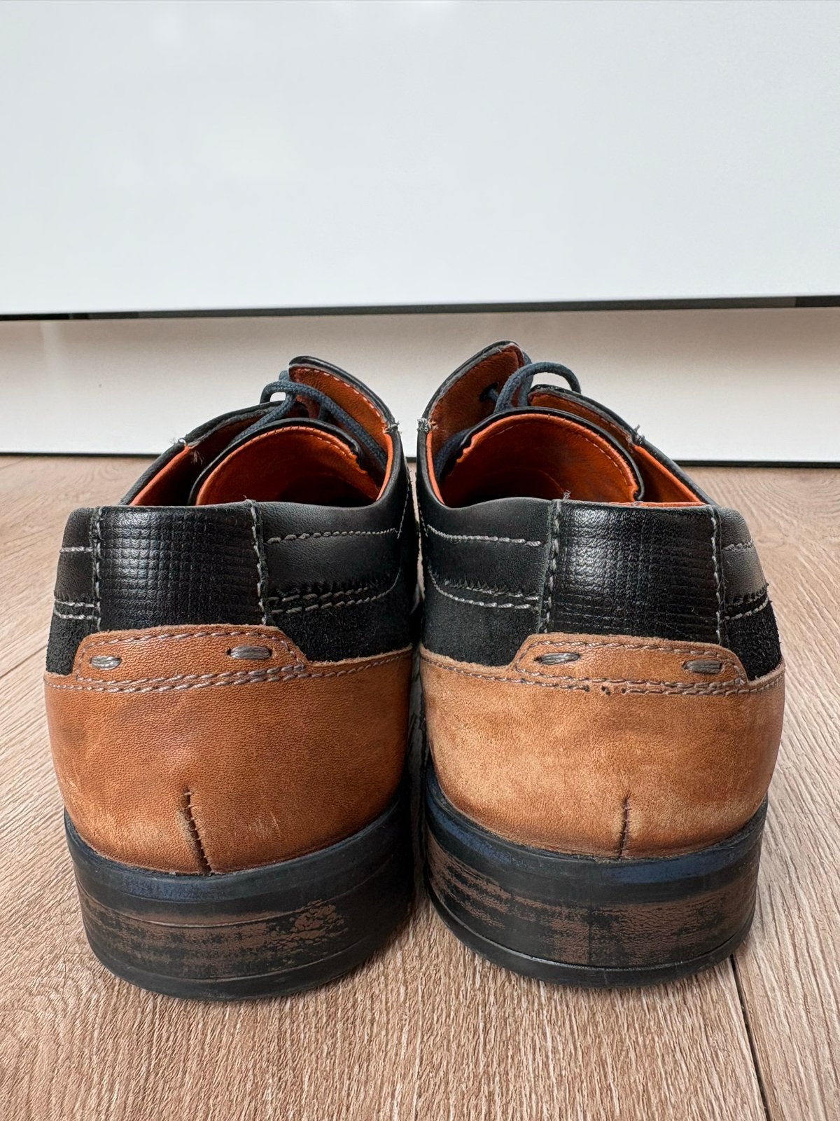Bugatti Nette Schoenen Maat 42 Zwart/Bruin, Zwart, Ophalen of Verzenden, Gedragen, Veterschoenen
