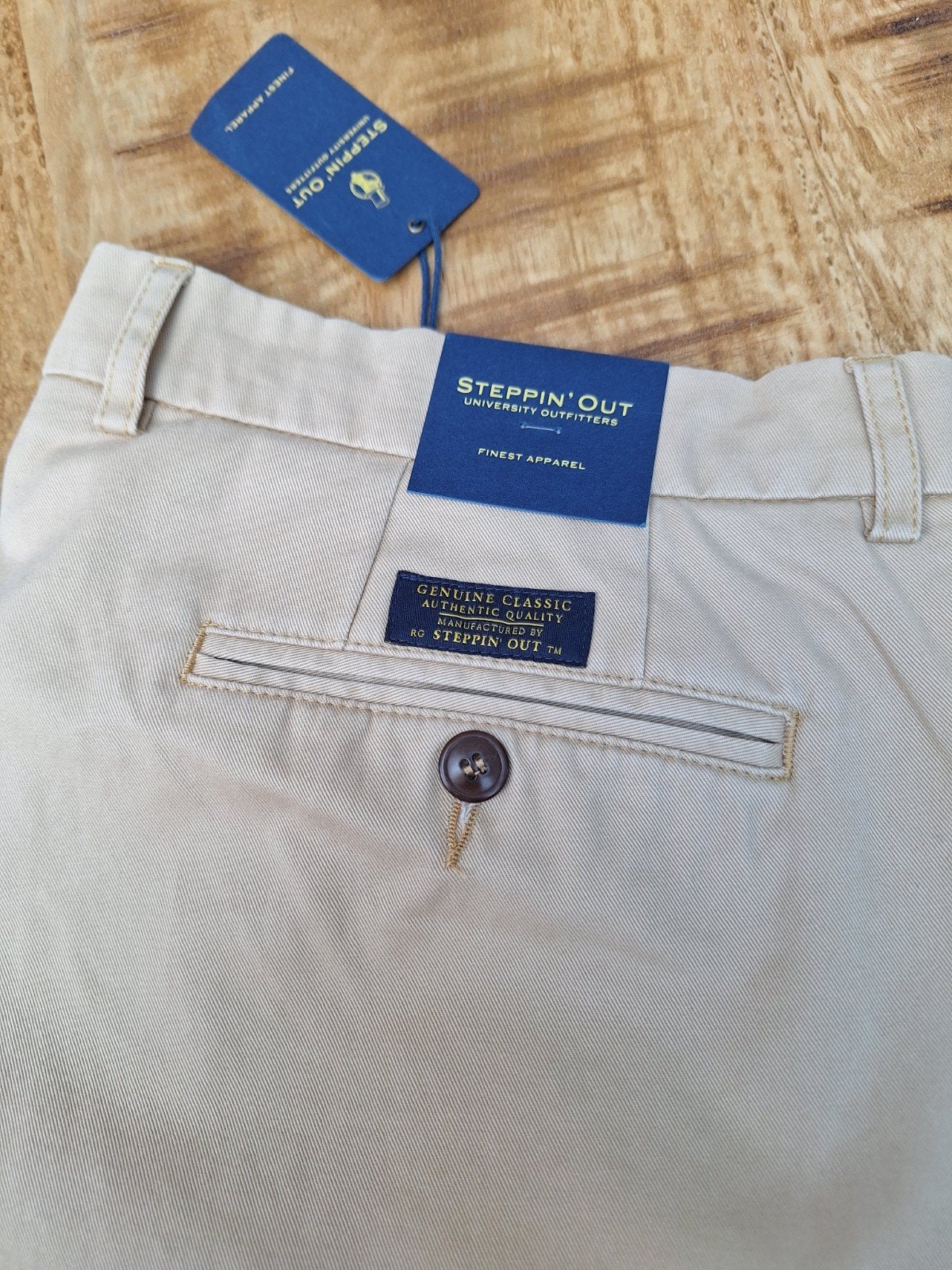 Steppin Out chinos Barrow 56 British Khaki, Beige, Ophalen of Verzenden, Steppin Out, Maat 56/58 (XL)