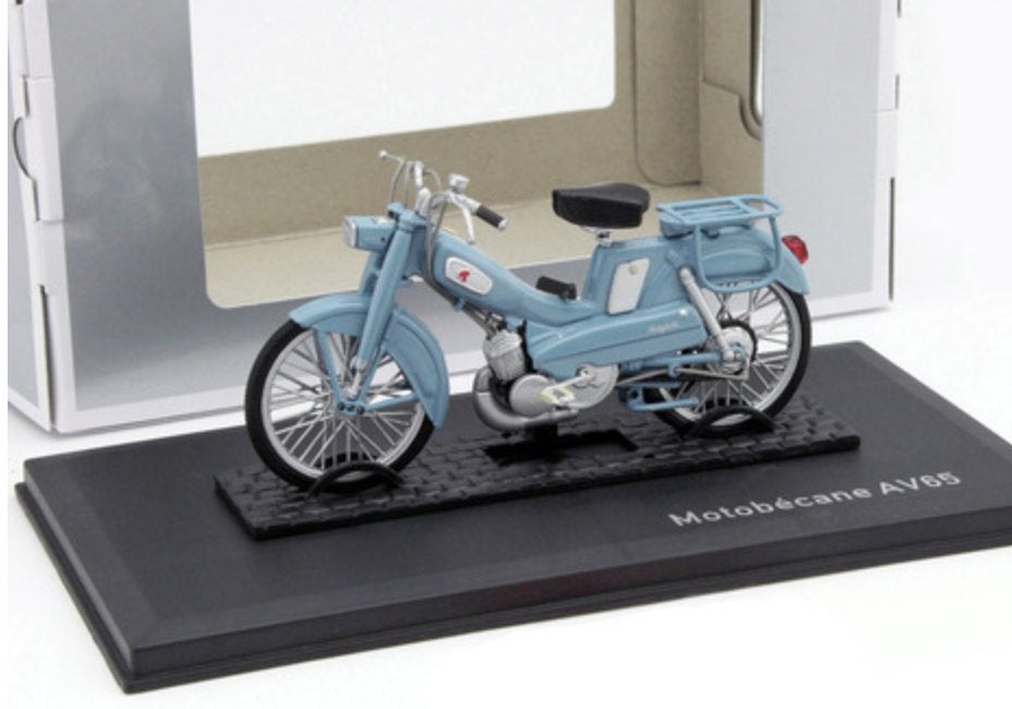 Motobecane Mobylette AV65 '65 l.Blauw 1:18 NOREV REF. 182056, Verzenden, Nieuw, Motor, Norev