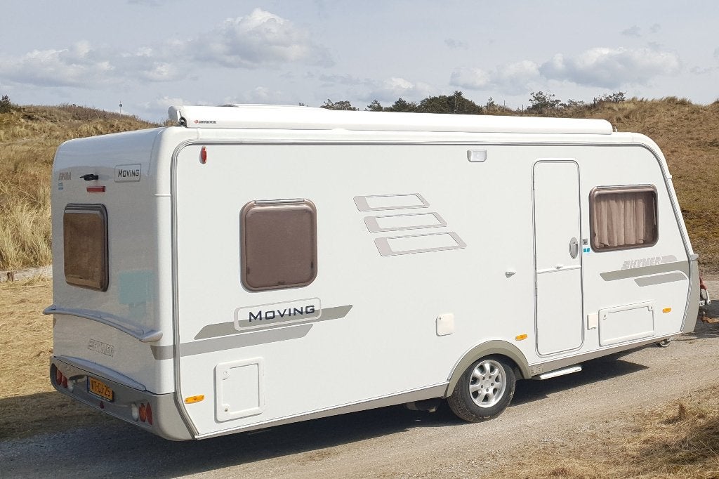 Eriba Nova 465 Moving + Unico Rimini voortent, Caravans en Kamperen, Caravans, Omvormbare zithoek, Schokbreker, Rondzit, Particulier