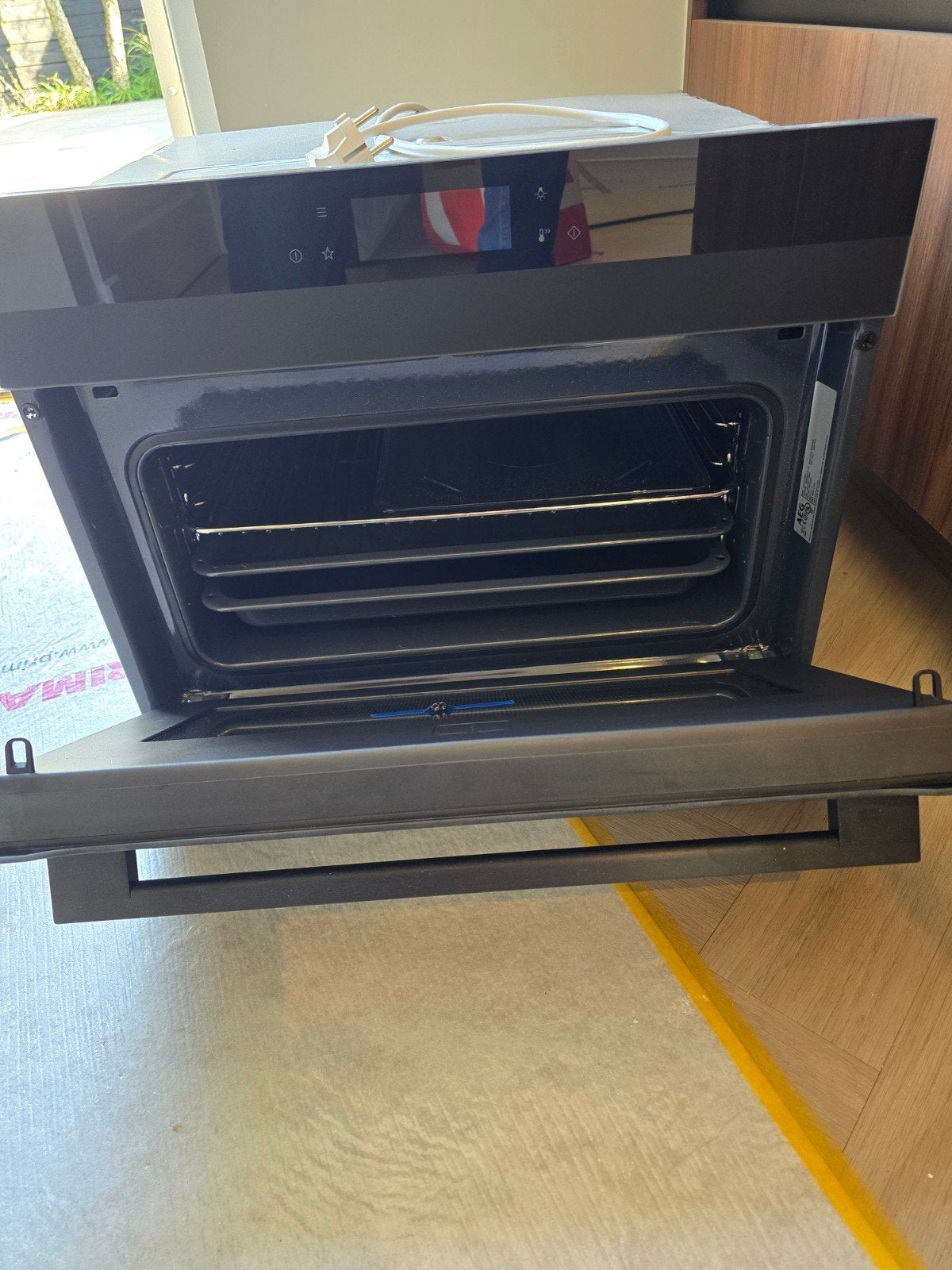 Nieuwe AEG inbouw oven met magnetronfunctie, Ophalen, 45 tot 50 cm, AEG, Nieuw