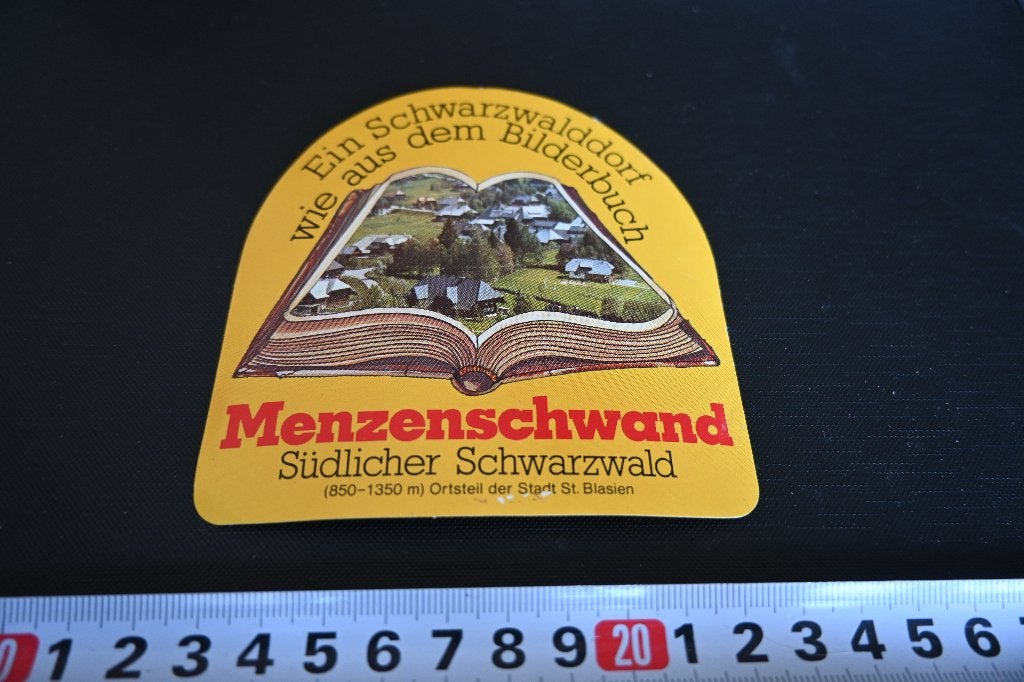 sticker Menzenschwand Südlicher Schwarzwald  Duitsland, Ophalen of Verzenden, Zo goed als nieuw