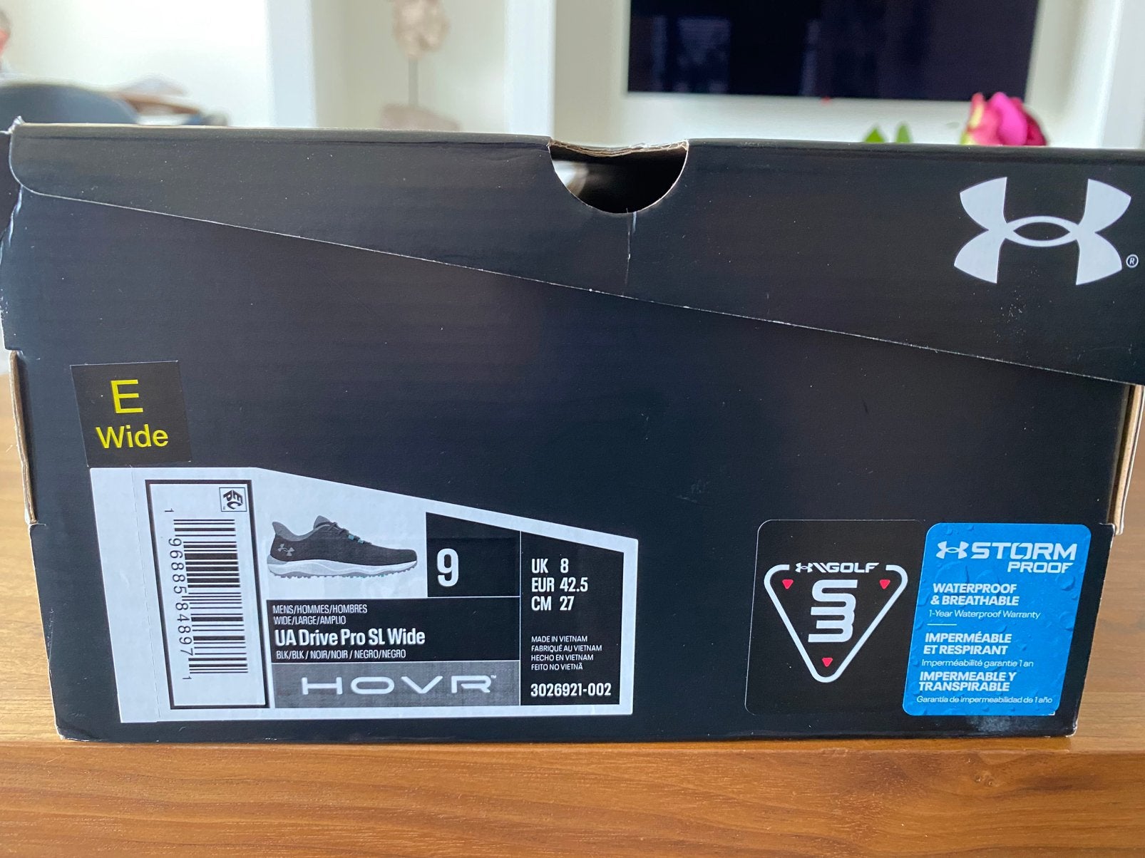 Under armour golfschoen extra breed, Ophalen of Verzenden, Zo goed als nieuw, Schoenen