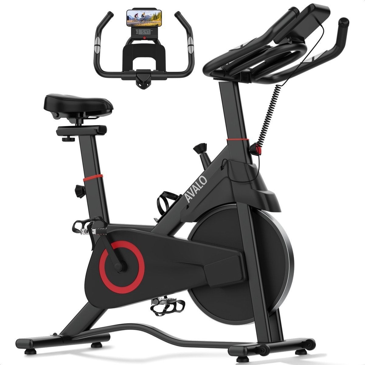 Avalo Spinningfiets - Zo goed als nieuw, Ophalen, Spinningfiets, Zo goed als nieuw, Metaal
