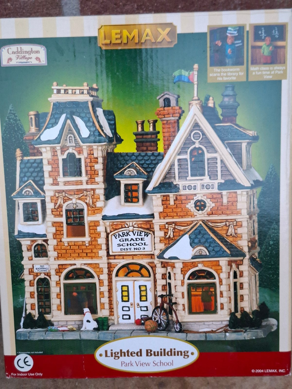 Lemax Park view school. Mooi compleet item!, Diversen, Ophalen of Verzenden, Zo goed als nieuw