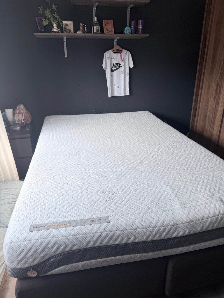 Geltex-matras 140x210 cm, Ophalen, Gebruikt, 140 cm, Twijfelaar