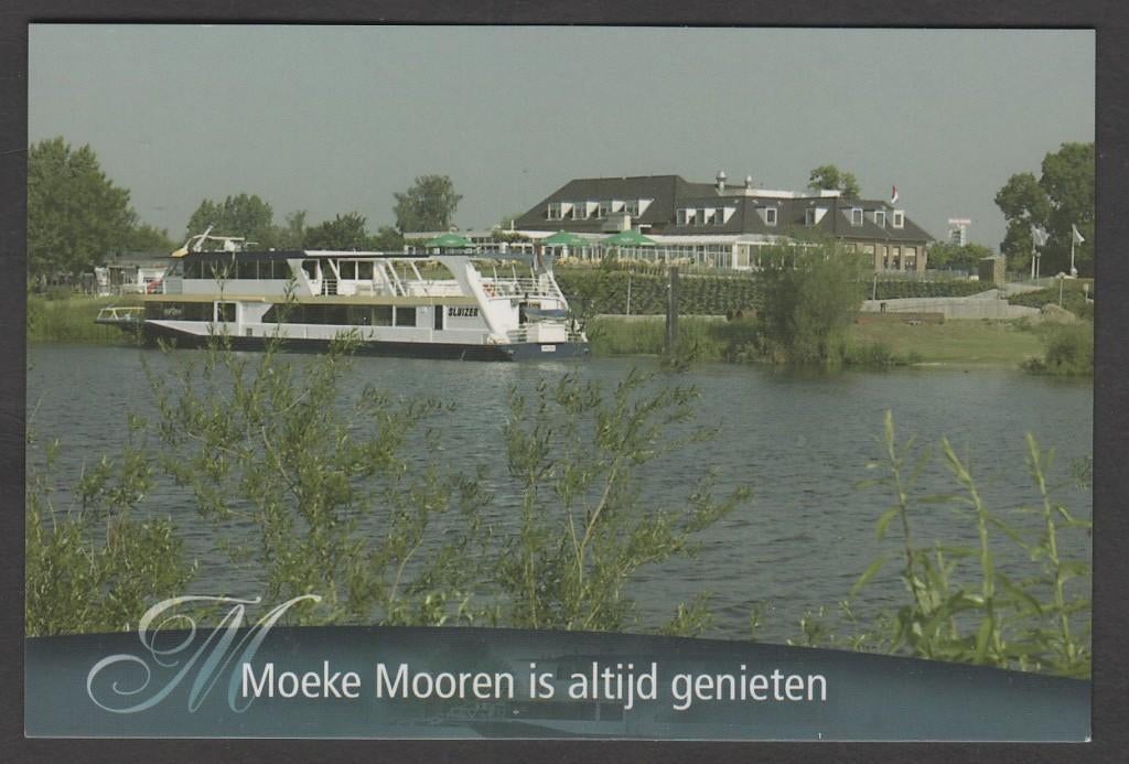 Appeltern Hotel Rest. Moeke Moonen + Rondvaartboot De Biezen, Verzamelen, Verzenden, 1980 tot heden, Ongelopen, Gelderland