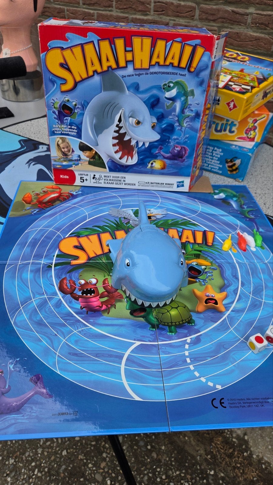 Swaai-Haai! Bordspel - Spannend haaienavontuur, Hobby en Vrije tijd, Gezelschapsspellen | Bordspellen, Een of twee spelers, Ophalen of Verzenden