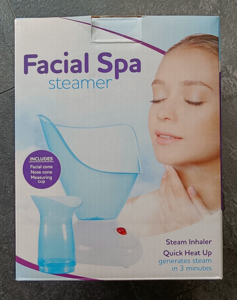 Facial Spa Gezichtsstomer-Voor verkoudheid-Stoom inhalator, Ophalen of Verzenden, Nieuw, Gehele gezicht, Reiniging