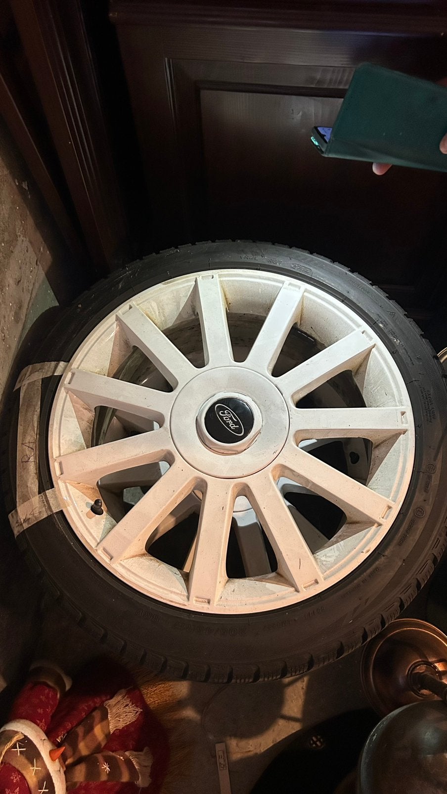 Fiesta ST MK6 velgen met Bridgestone winterbanden, Ophalen, Gebruikt, Banden en Velgen, 17 inch