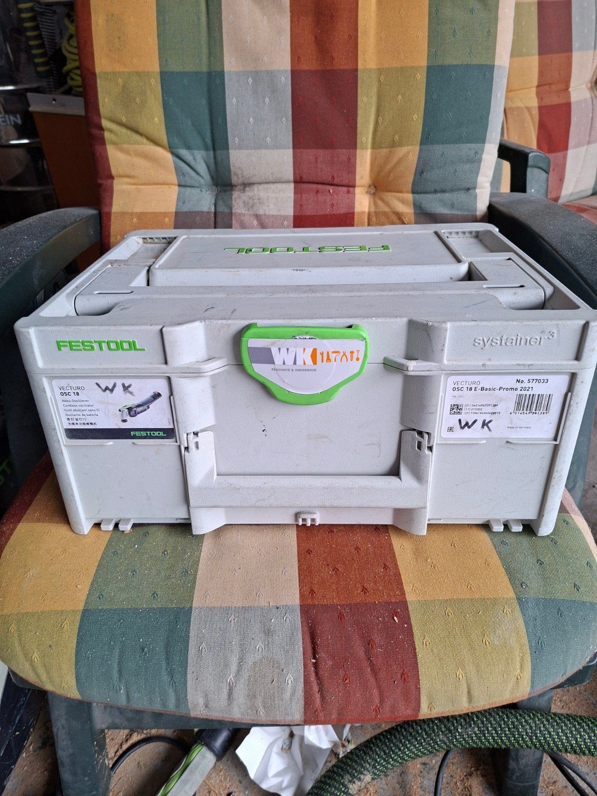 Festool VECTURO OSC 18 Multitool met lader en accessoires, Ophalen, Gebruikt