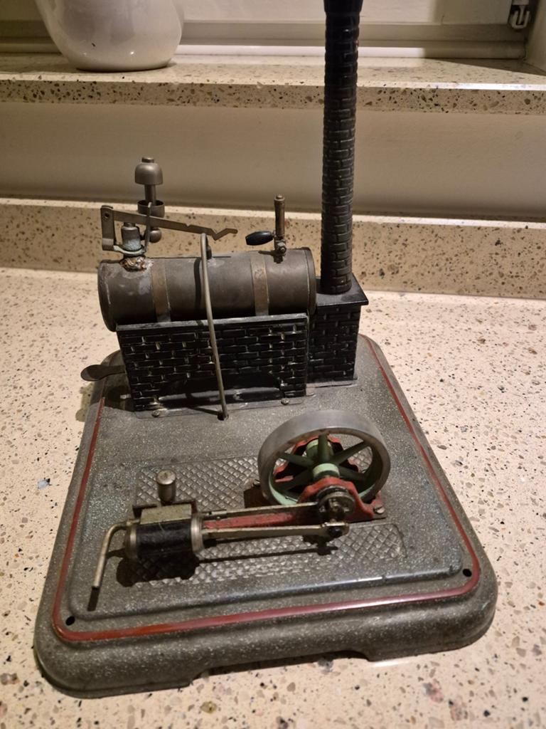 Vintage stoommachine, Ophalen, Groter dan 1:32