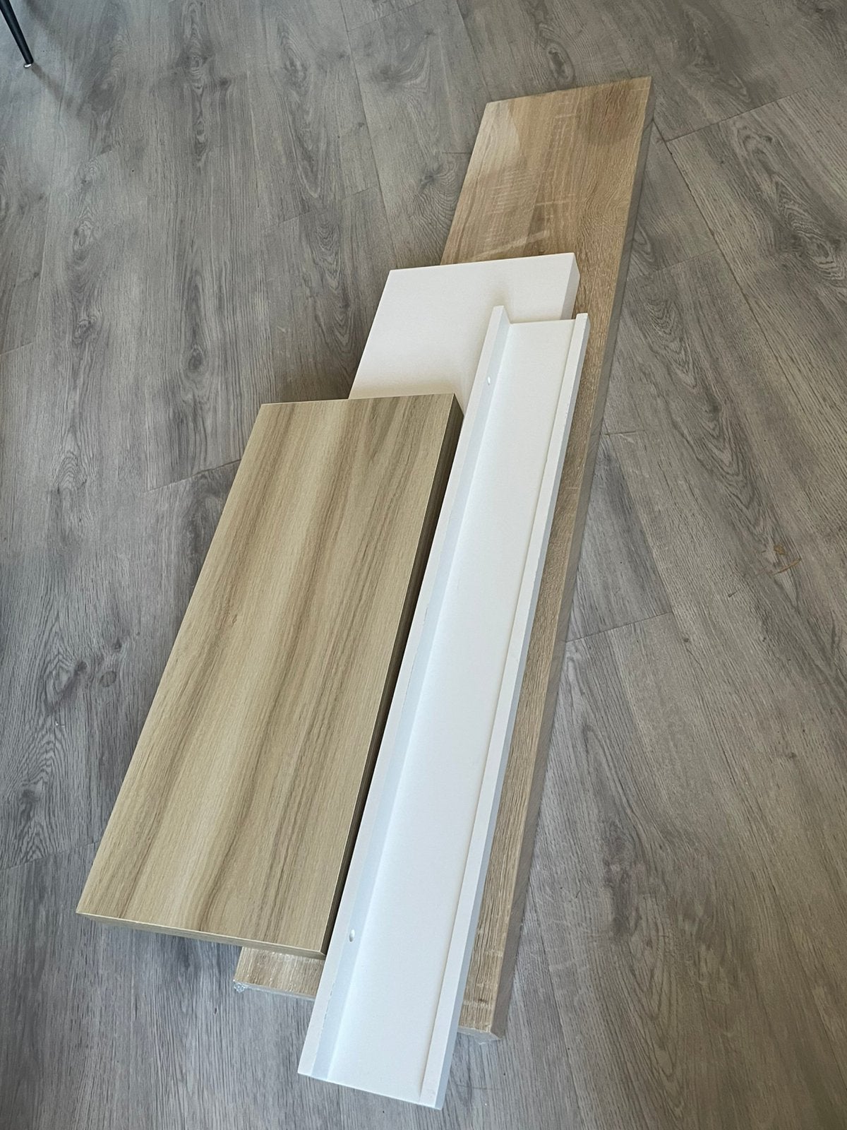 Zwevende planken met bevestigingsbeugels, Ophalen of Verzenden, Gebruikt
