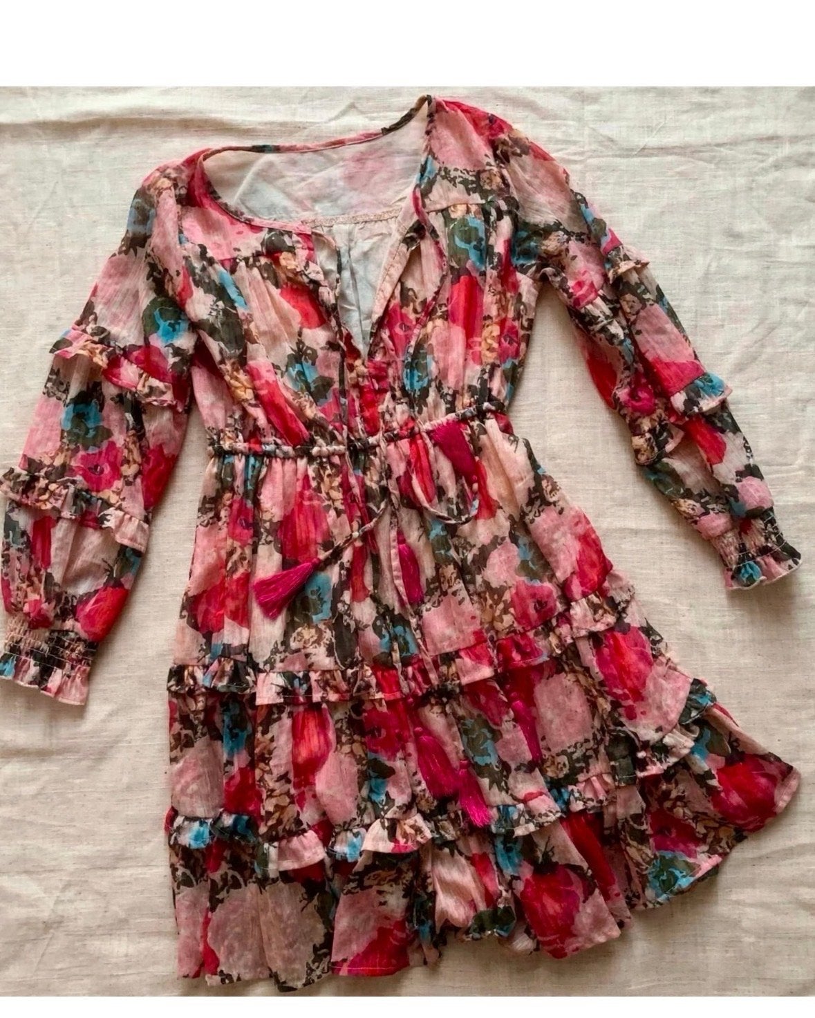 Parole Queen Jurk Maat S, Kleding | Dames, Meerkleurig, Ophalen of Verzenden, Zo goed als nieuw, Maat 36 (S)
