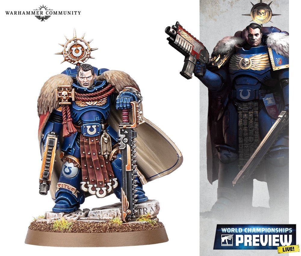 Captain titus on sprue 40k, Verzenden, Zo goed als nieuw, Warhammer 40000, Figuurtje(s)