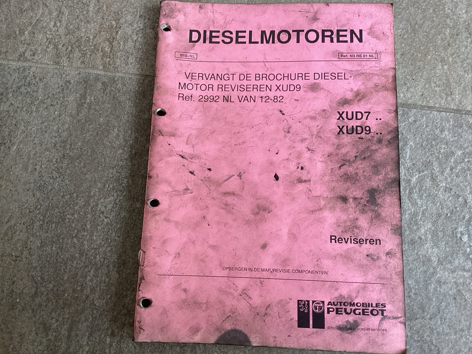 Peugeot Dieselmotoren XUD7 XUD9 Revisie Handleiding, Ophalen of Verzenden