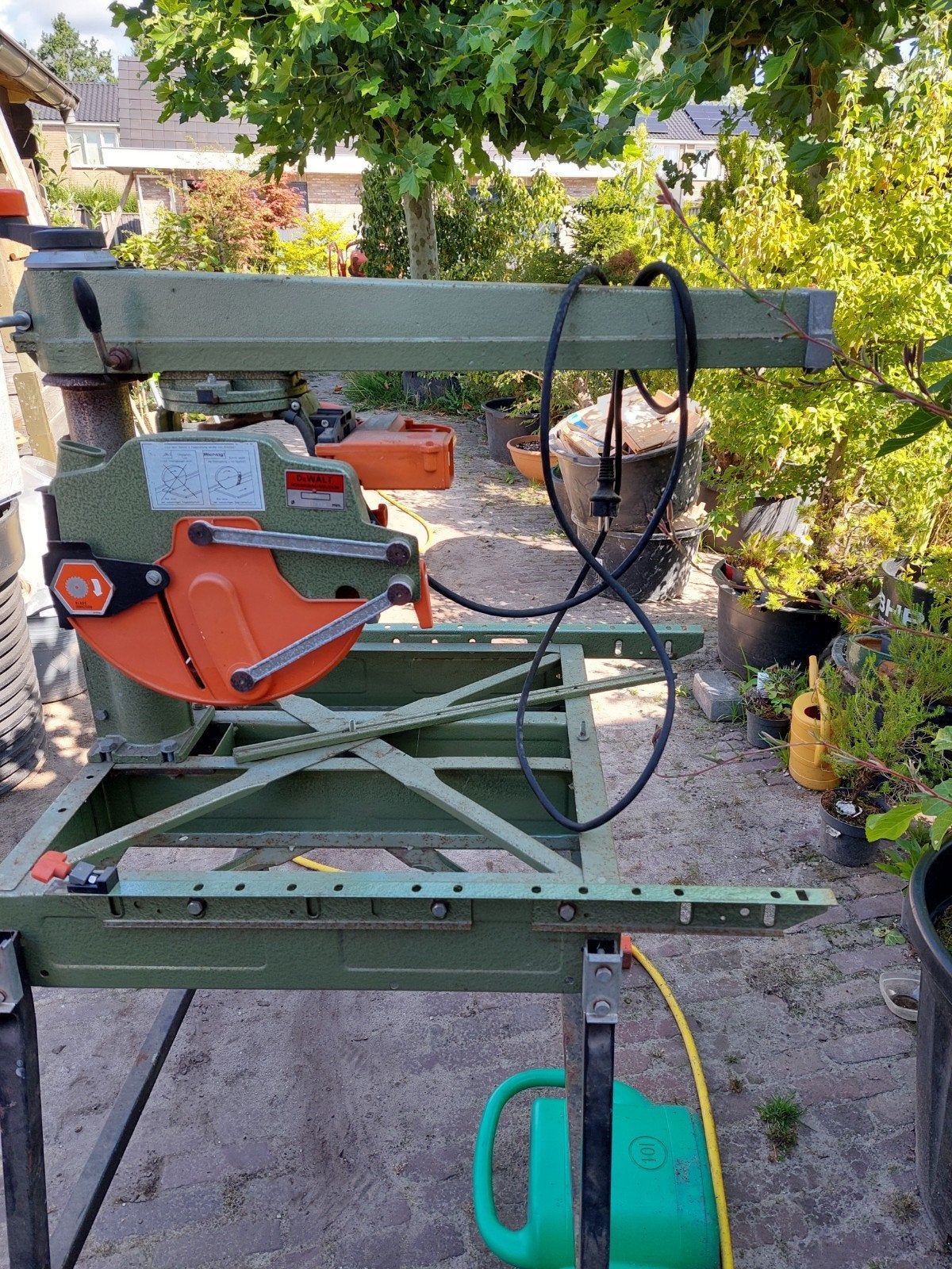 DeWalt DW 1501 Radiaalzaag - Krachtige en Betrouwbare Zaag, Ophalen, Gebruikt, DeWalt, 70 mm of meer