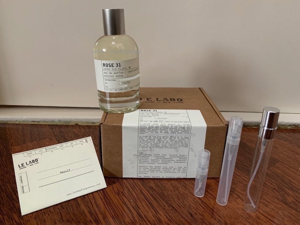 Le labo rose 31 - 2ml -5ml - 10ml, Ophalen of Verzenden, Nieuw