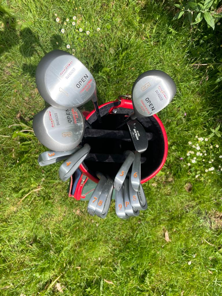 Volledige verlengde golfset +1 inch, Sport en Fitness, Golf, Ophalen, Gebruikt, Set