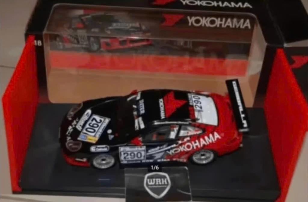1:18 PORSCHE 911 996 GT3 RS #290 YOKOHAMA Autoart 80372 WRH, Hobby en Vrije tijd, Modelauto's | 1:18, Verzenden, Zo goed als nieuw